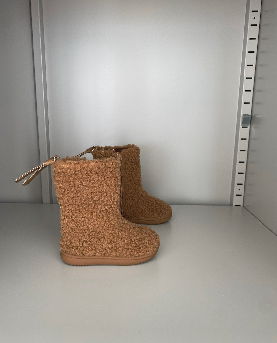 (Brown, 170, 180mm) Iw 960 Teddy Fleece Boots