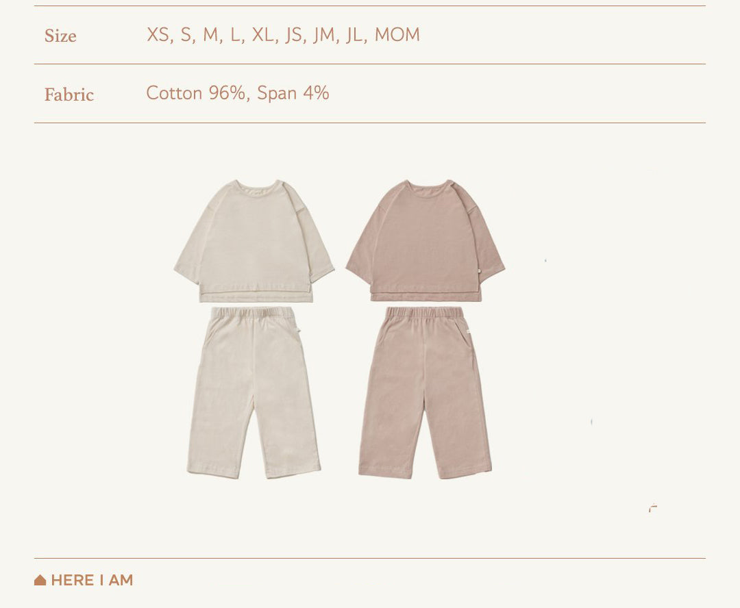 (4-5Y) Elle Overfit Premium Set