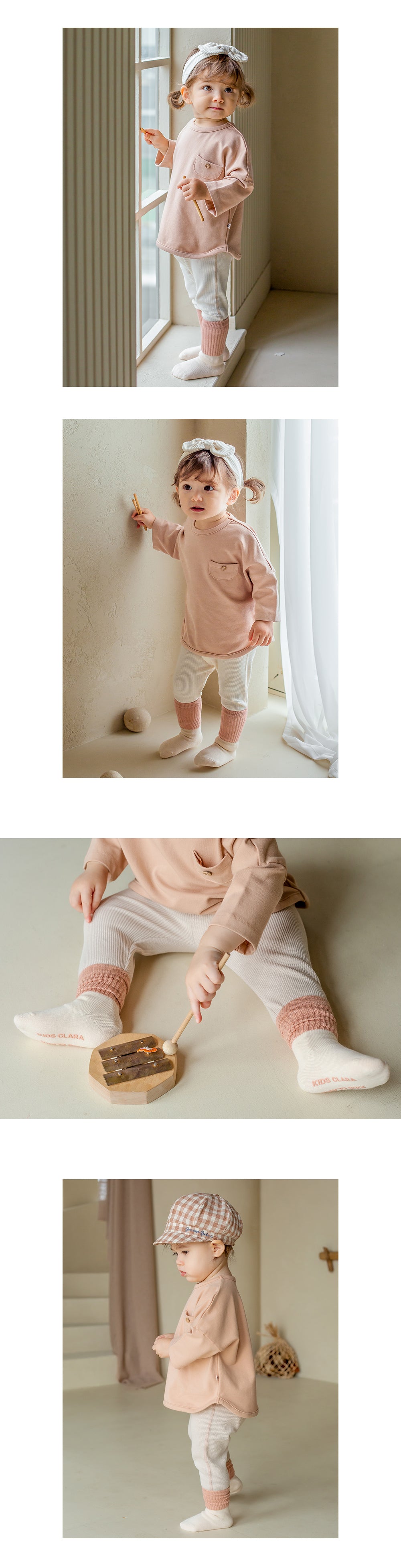 (0-1Y) Warmer Knee Socks Set - 3 pairs